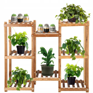 Stojan na kvety Springos 70 cm drevený